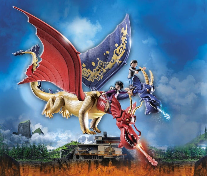 Playmobil Dragons Nine Realms: Wu & Wei & Jun Carousel 2