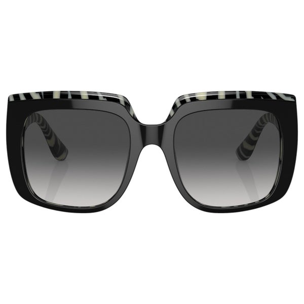 Womens Dolce & Gabbana Sunglasses Dg4414 Top Black On Zebra Sunnies Carousel 2