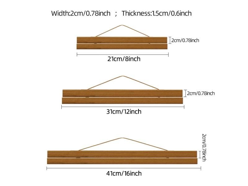 1PC Magnetic Suction Art Clip For Wooden Picture Frames In Living Bedroom Carousel 1