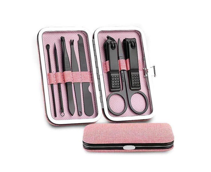 Finger Nail Kit,Grooming Kit with Nail Clippers Nail Set Pedicure Tools Trav Carousel 2