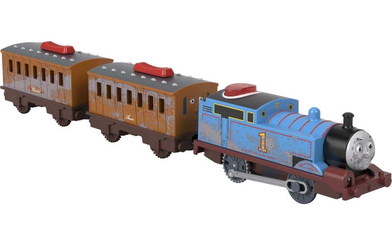 Thomas & Friends Motorized Toy Train Talking Thomas Engine with Character Phrase Carousel 1