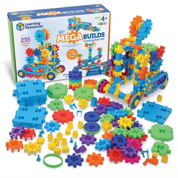 Learning Resources Gears! Gears! Gears! Mega Builds, STEM Building Set, Gears To Carousel 1