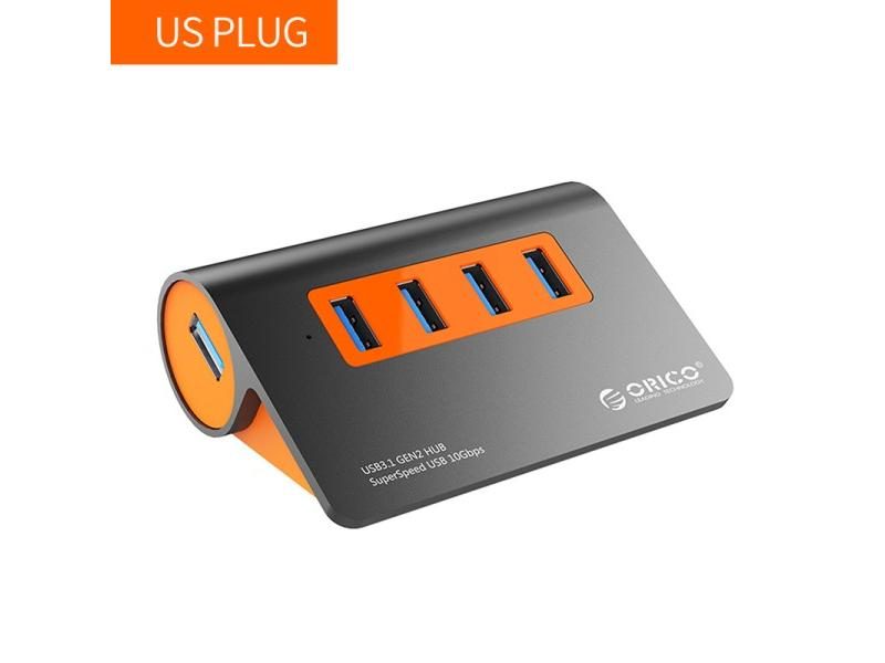 ORICO USB 3.2 10Gbps HUB Aluminum PD60W Charging Type C OTG Splitter With 24V Carousel 1