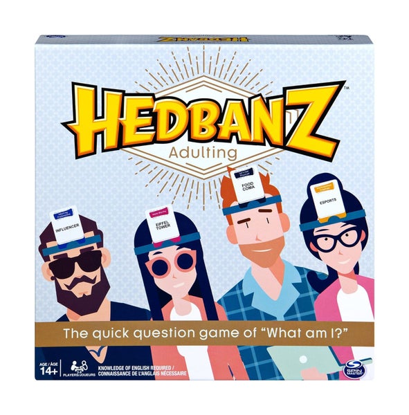 Spin Master Games Hedbanz Adulting, Hilarious Party Game of Guessing and Charade Carousel 1