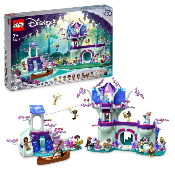 LEGO 43215 Disney The Enchanted Tree House Set with 13 Mini Dolls, Including Pri Carousel 1
