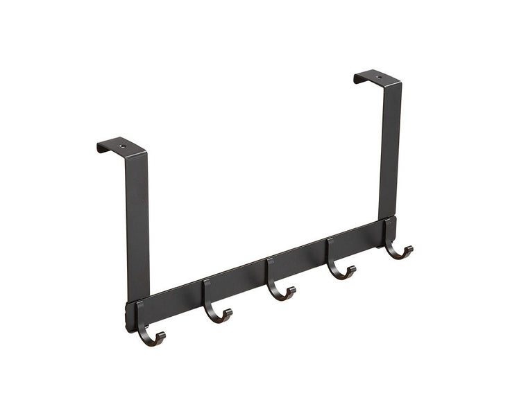 Over The Door Hook Hanger, Heavy-Duty Storage for Coat, Towel- 5 Hooks Clot Carousel 1