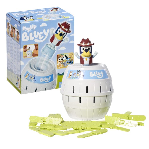 TOMY Games Pop Up Bluey Kids Game - Strategic Preschool Games and Bluey Toys for Carousel 1