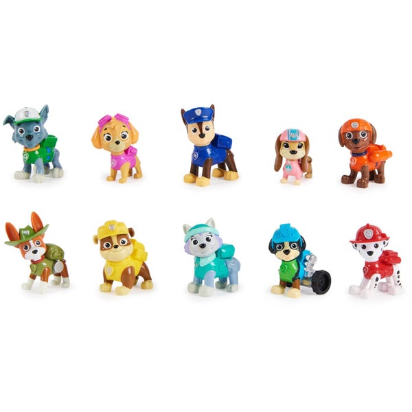 Paw Patrol, 10th Anniversary, All Paws On Deck Toy Figures Gift Pack with 10 Col Carousel 2