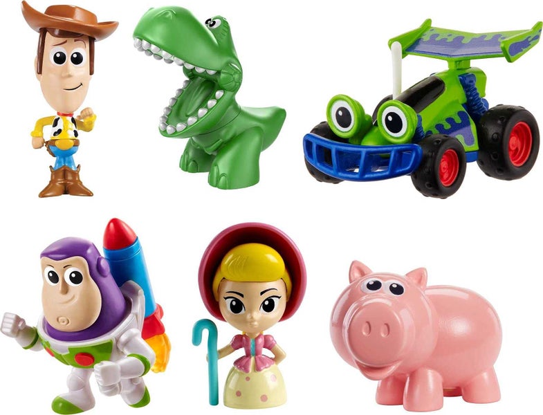 Disney Pixar's Toy Story Mini 6-Pack: Andy's Chest Figures - Woody, Buzz, Rex, B Carousel 1
