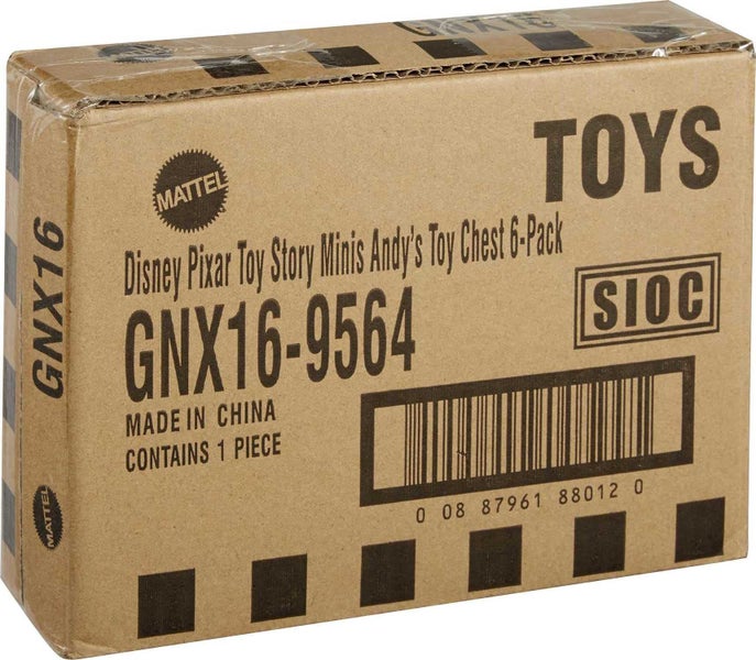 Disney Pixar's Toy Story Mini 6-Pack: Andy's Chest Figures - Woody, Buzz, Rex, B Carousel 2