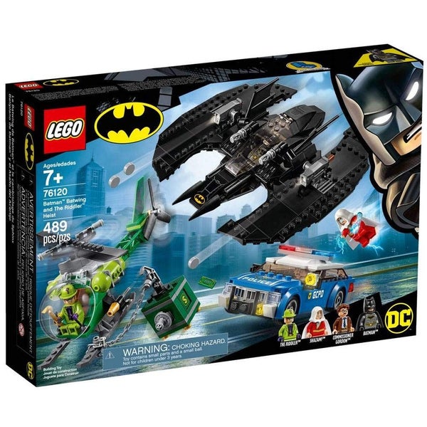 LEGO DC Batman: Batman Batwing and The Riddler Heist 76120 Building Kit (489 Pie Carousel 1