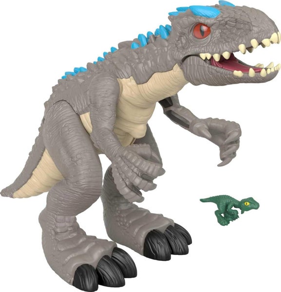 Fisher-Price Imaginext Jurassic World Dinosaur Toy Thrashing Indominus Rex Figur Carousel 1