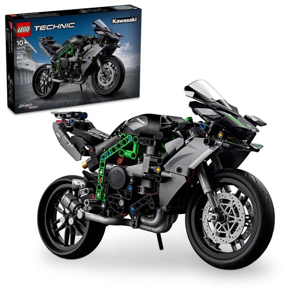 LEGO Technic Kawasaki Ninja H2R Motorcycle Toy - Building Toys for Kids, Boys & Carousel 1