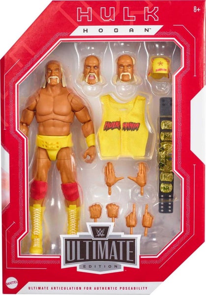 Mattel WWE Hulk Hogan Ultimate Edition Fan TakeOver Action Figure with Articulat Carousel 2