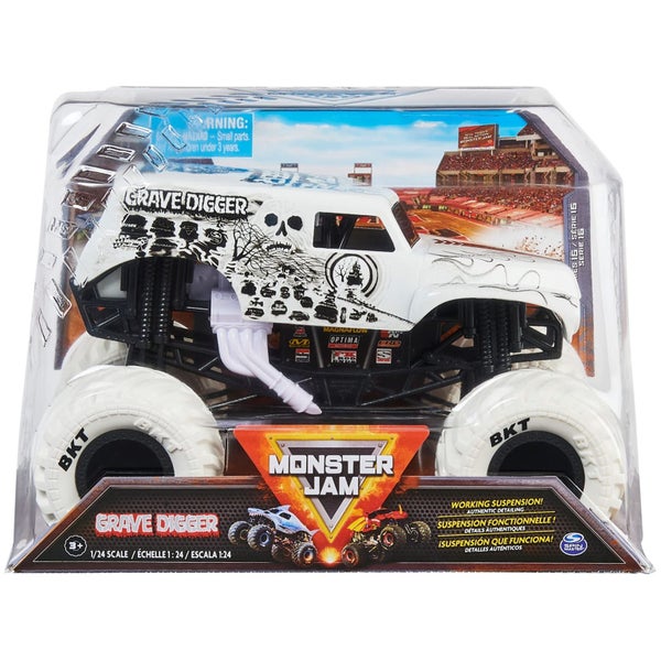 Monster Jam, Official Grave Digger Monster Truck, Collector Die-Cast Vehicle, 1: Carousel 1