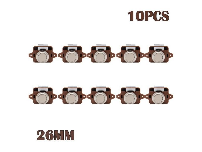 5PCS Camper Car Push Lock Diameter 20mm RV Caravan Boat Motor Home Cabinet Carousel 1