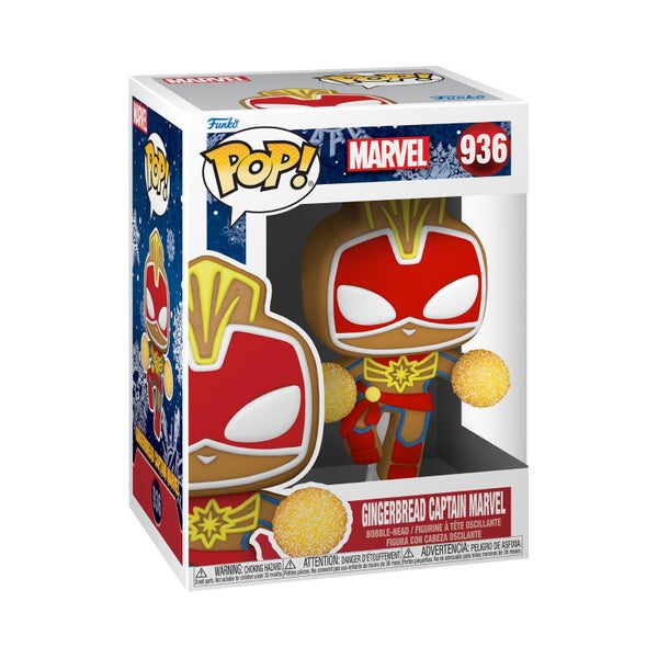 Funko Pop! Marvel: Gingerbread Captain Marvel Carousel 1