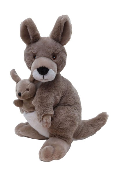 Wild Republic Ecokins, Kangaroo, Stuffed Animal, 12 inches, Gift for Kids, Plush Carousel 1