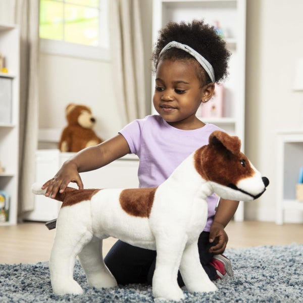 Melissa & Doug Giant Jack Russell Terrier - Lifelike Stuffed Animal Dog (over 12 Carousel 2