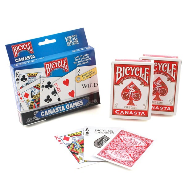 Bicycle Canasta Games Playing Cards, Multicolor Carousel 1