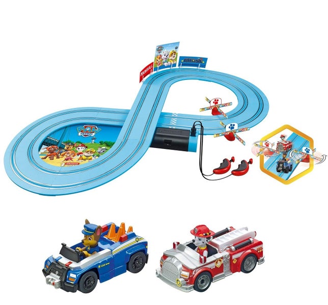 Carrera First Paw Patrol - Slot Car Race Track - Includes 2 Cars: Chase and Mars Carousel 1