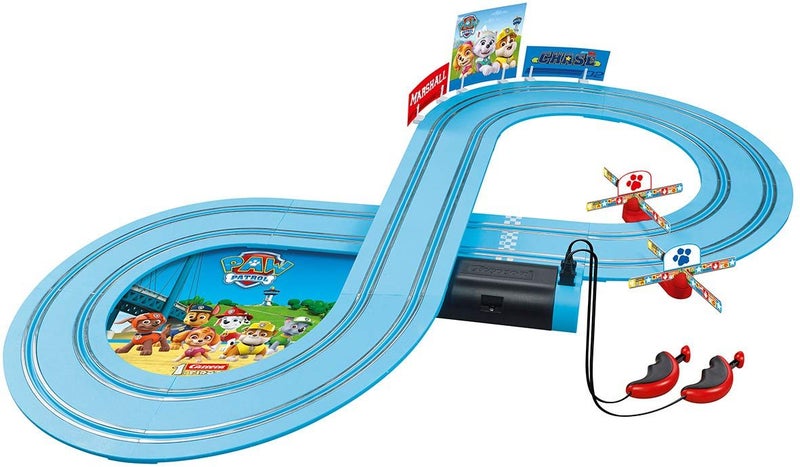 Carrera First Paw Patrol - Slot Car Race Track - Includes 2 Cars: Chase and Mars Carousel 2
