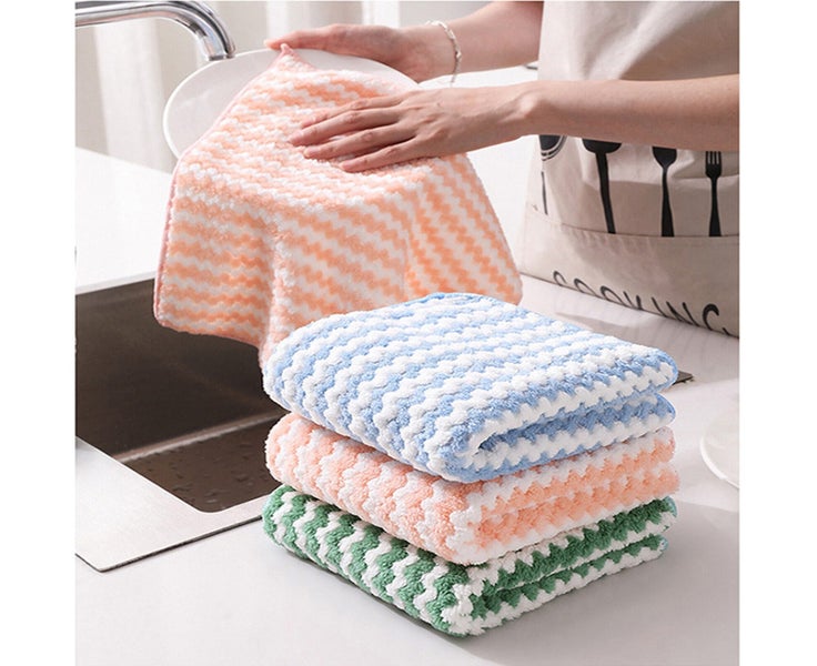 20PCS Microfibre Cleaning Cloth Microfiber Dish Car Glass Kitchen Towel Washi Carousel 7