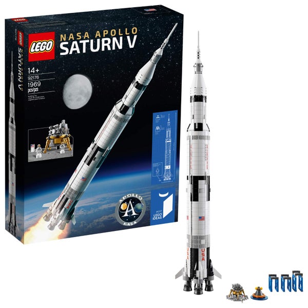 LEGO Ideas NASA Apollo Saturn V 92176 Outer Space Model Rocket for Kids and Adul Carousel 1