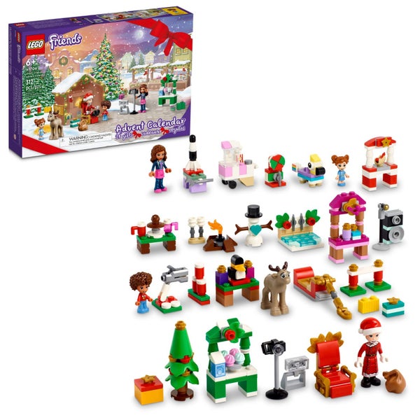 LEGO Friends 2022 Advent Calendar 41706 Building Toy Set; 24 Gifts and Holiday T Carousel 1