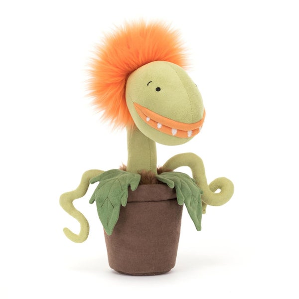 Jellycat Carniflore Tammie Stuffed Toy, 10.5 inches - Plant Plush - Fun D?or & Carousel 1