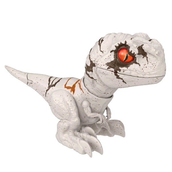 Mattel Jurassic World Dominion Uncaged Rowdy Roars Atrociraptor Ghost Dinosaur A Carousel 1