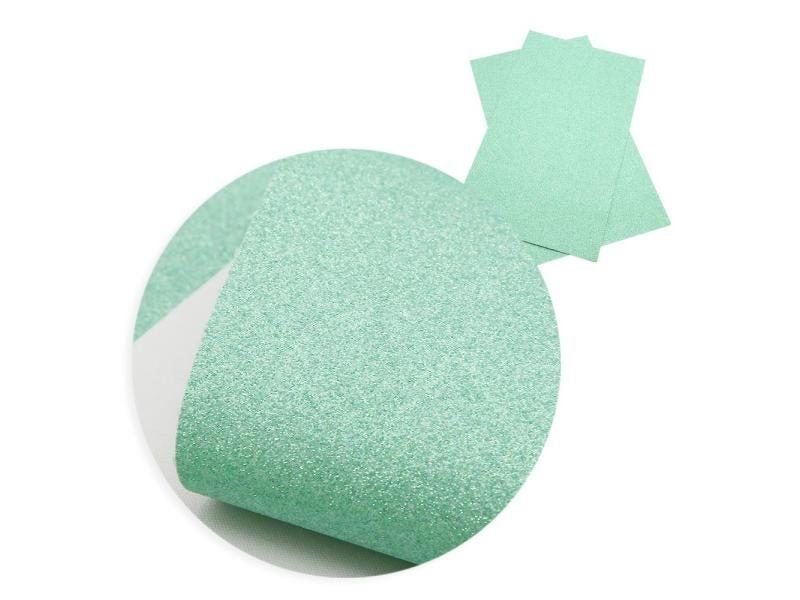David 20 33cm Shiny Glitter Synthetic Leather Patchwork For Hair Bow Etc. DIY Carousel 1