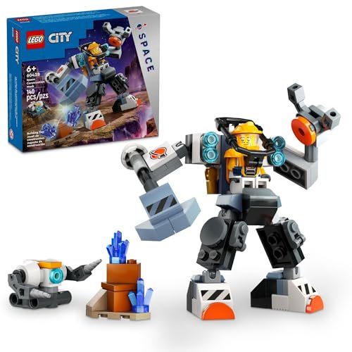 LEGO City Space Construction Mech Suit Building Set, Fun Space Toy for Kids Ages Carousel 1