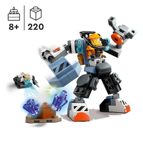 LEGO City Space Construction Mech Suit Building Set, Fun Space Toy for Kids Ages Carousel 3