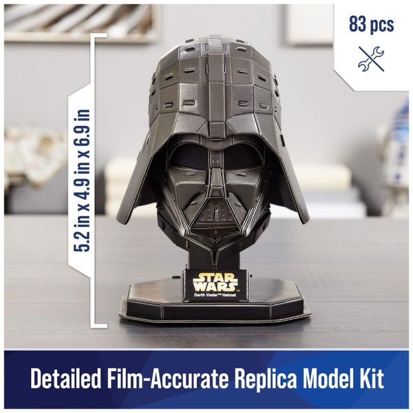 4D Build Star Wars Darth Vader Cardstock 3D Model Kit, Star Wars Gifts, Star War Carousel 2