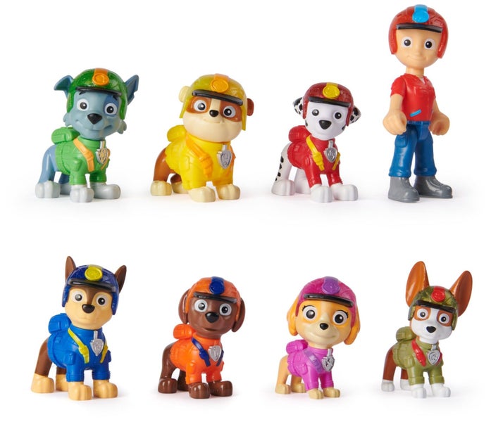 Paw Patrol: Jungle Pups Action Figures Gift Pack, with 8 Collectible Toy Figures Carousel 1