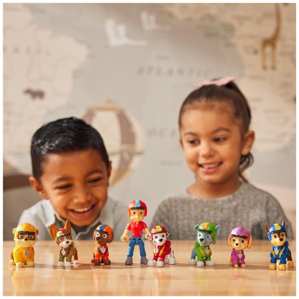 Paw Patrol: Jungle Pups Action Figures Gift Pack, with 8 Collectible Toy Figures Carousel 2
