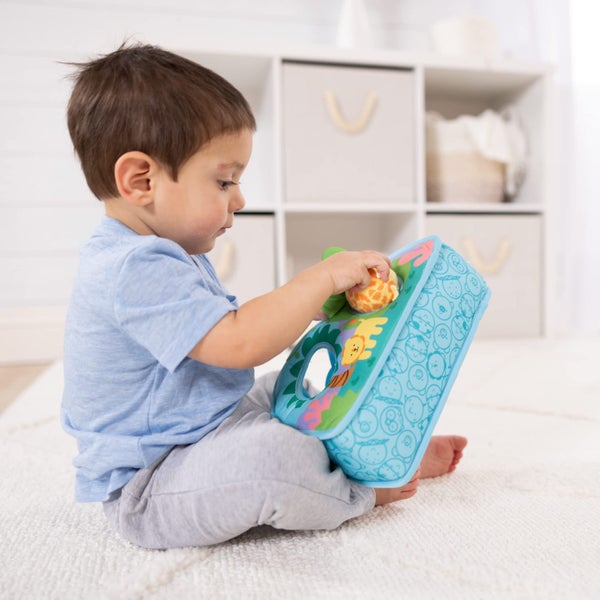 Melissa & Doug Rollables Take-Along Tote with Giraffe Infant and Toddler Toy (2 Carousel 3