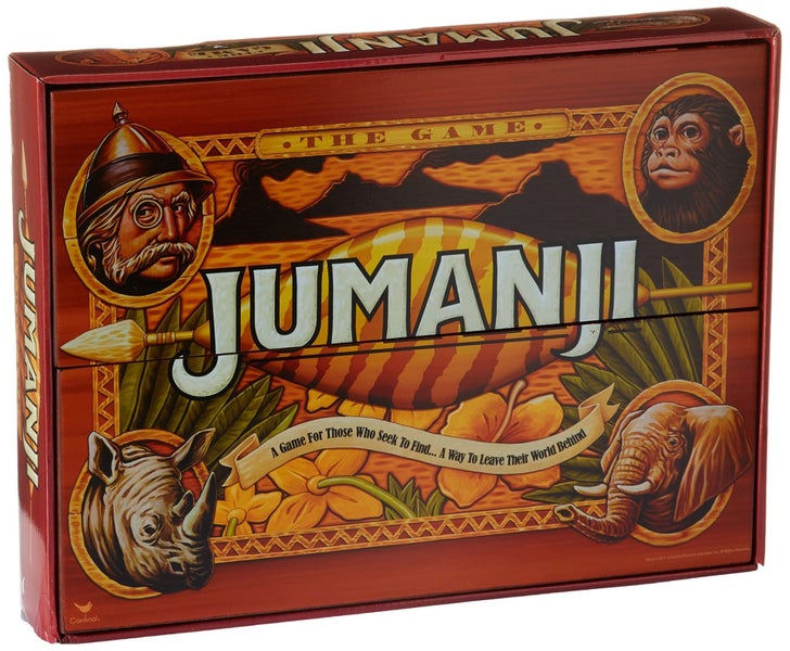 Cardinal 6041476 Jumanji: The Game in Real Wooden Box Carousel 1