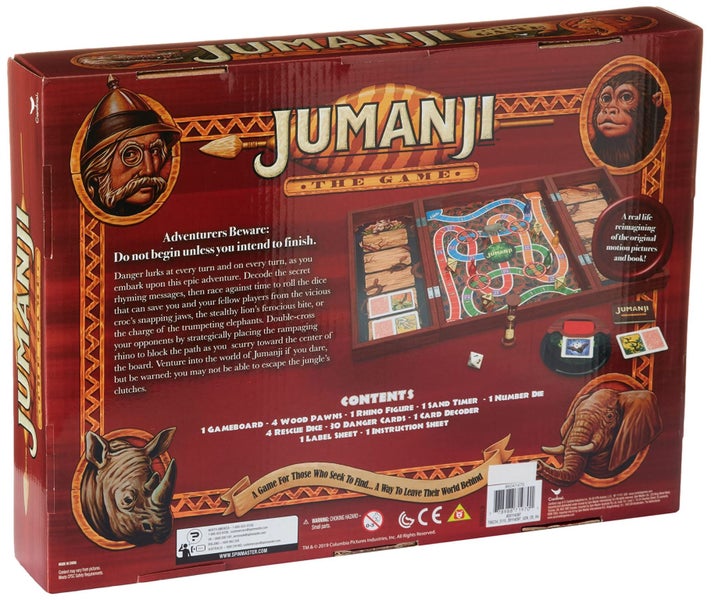 Cardinal 6041476 Jumanji: The Game in Real Wooden Box Carousel 2