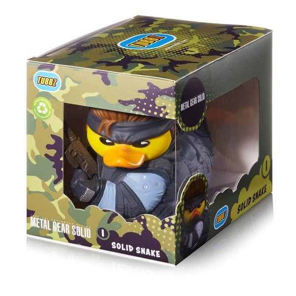 TUBBZ Boxed Edition Solid Snake Collectible Vinyl Rubber Duck Figure - Official Carousel 2