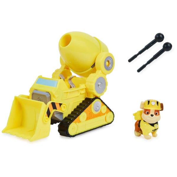Paw Patrol, Rubble? Deluxe Movie Transforming Toy Car with Collectible Action F Carousel 1