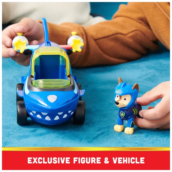 Paw Patrol Aqua Pups, Chase Transforming Shark Vehicle with Collectible Action F Carousel 2