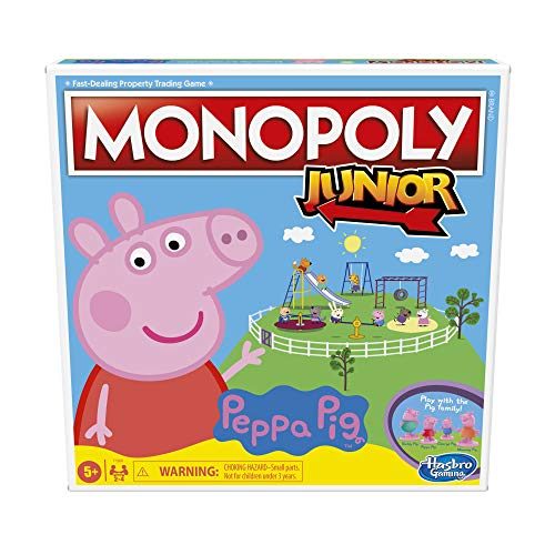 Hasbro Gaming Monopoly Junior: Peppa Pig Edition Board Game for 2-4 Players, Ind Carousel 1