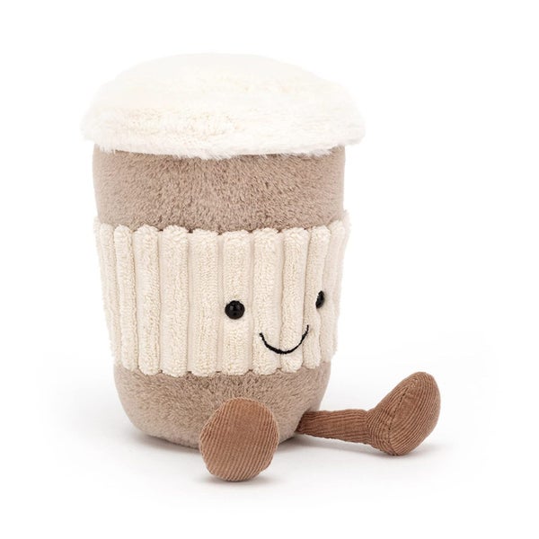 Jellycat Amuseables Coffee-to-Go Stuffed Toy, 6 inches - Drink Plush - Fun Gift Carousel 1