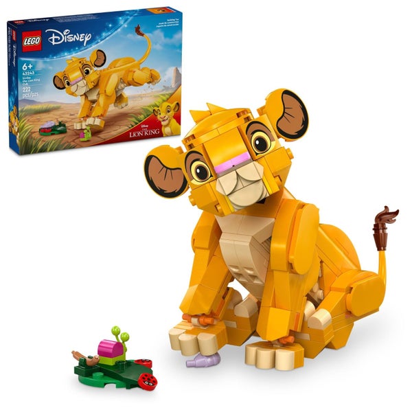 LEGO Disney Simba The Lion King Cub Buildable Disney Toy for Kids, Disney Collec Carousel 1