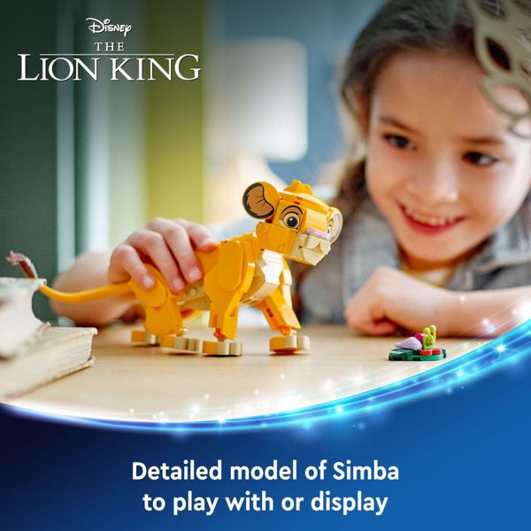 LEGO Disney Simba The Lion King Cub Buildable Disney Toy for Kids, Disney Collec Carousel 2