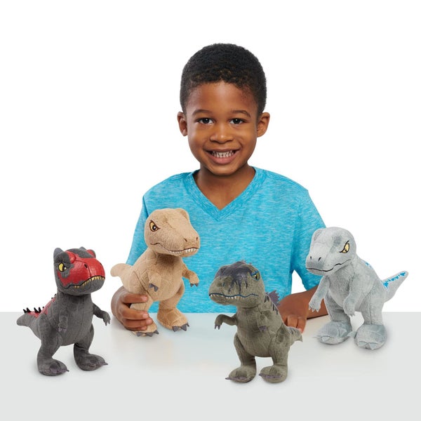 Jurassic World Plush Collector Set, 4-pieces, 7-inch Dinosaur Stuffed Animals, K Carousel 2