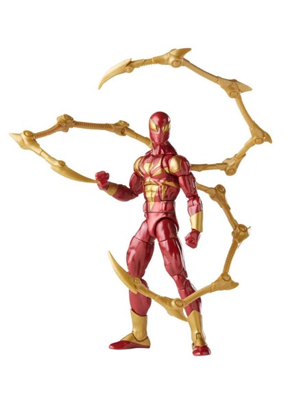 Spider-Man Marvel Legends Series 6-inch Iron Spider Action Figure Toy, Includes Carousel 2