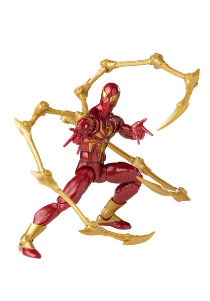 Spider-Man Marvel Legends Series 6-inch Iron Spider Action Figure Toy, Includes Carousel 3